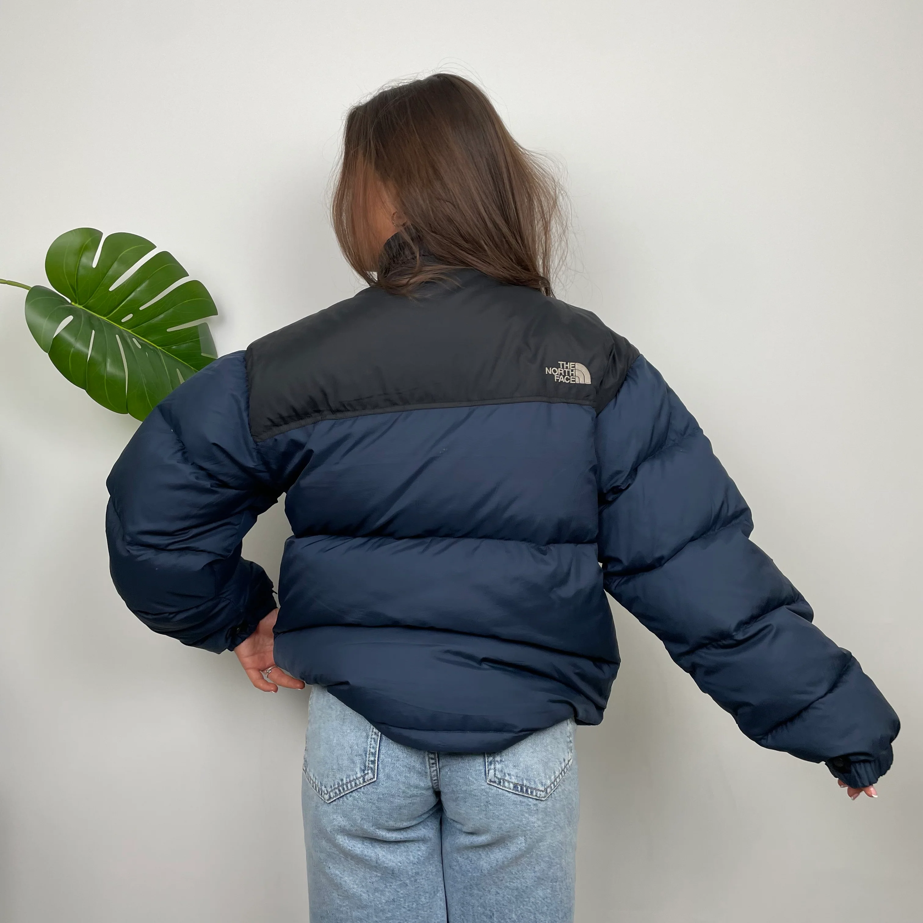 The North Face RARE Navy Nuptse 700 Puffer Jacket (M) - Image 9