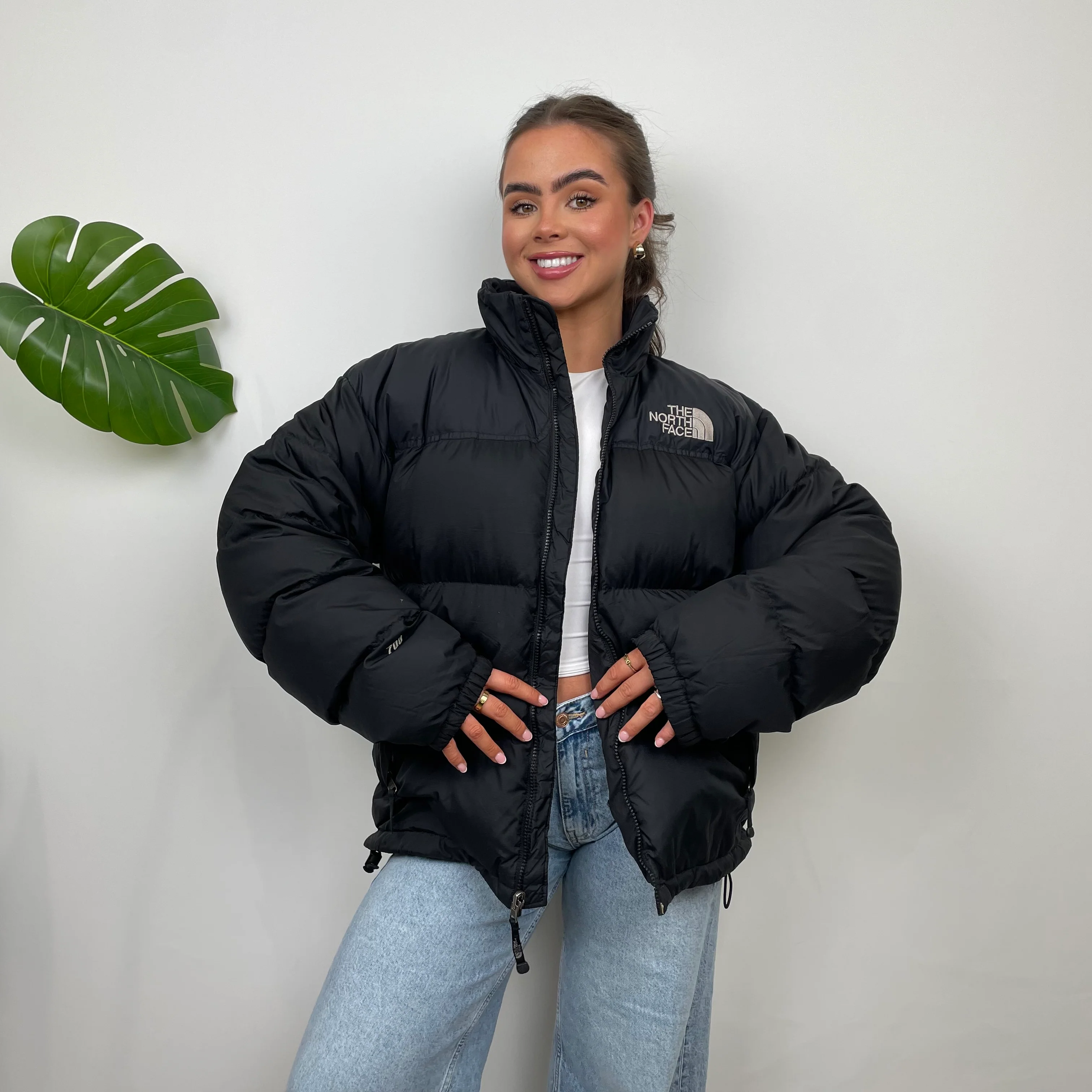The North Face RARE Nuptse 700 Black Puffer Jacket (L) - Image 7