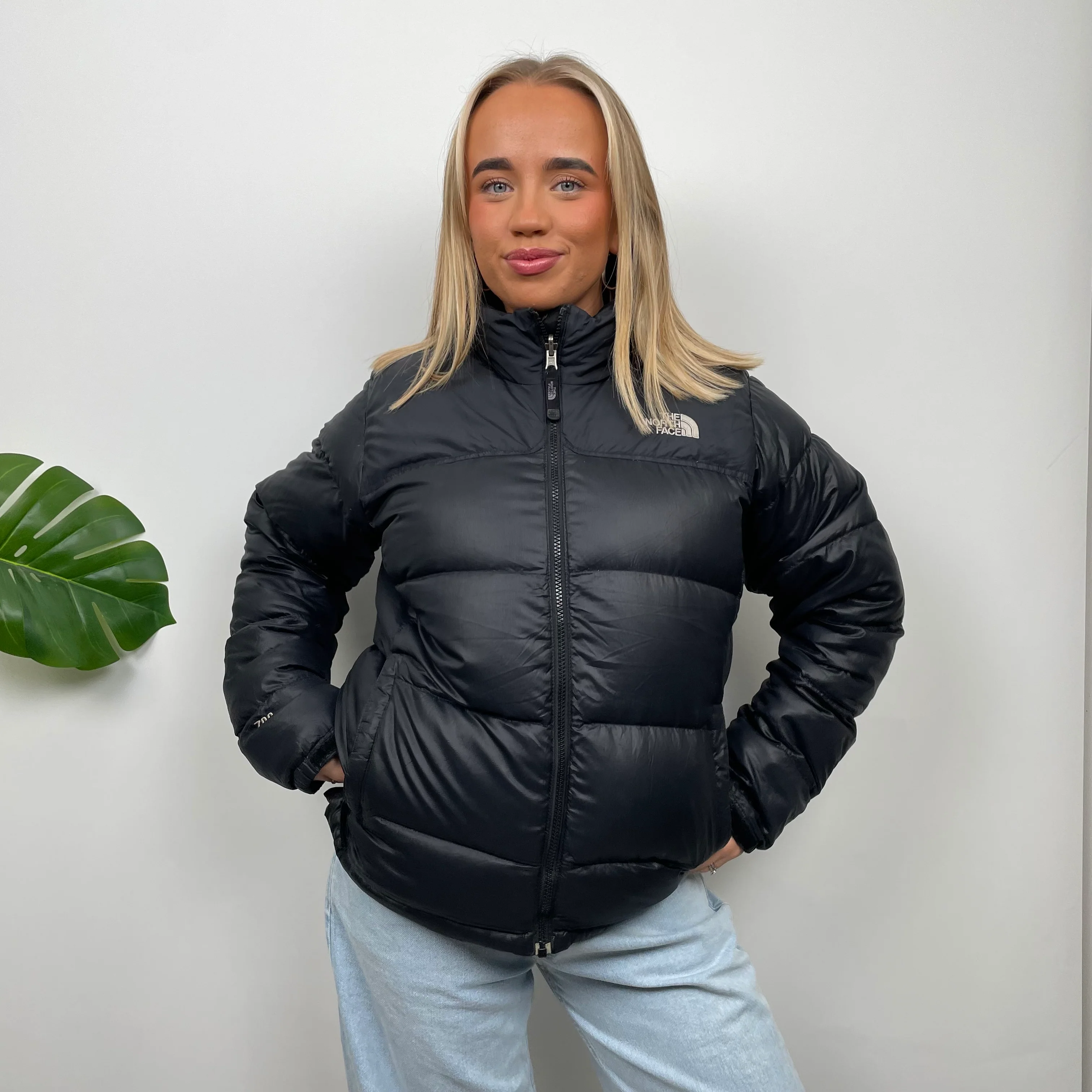 The North Face RARE Nuptse 700 Black Puffer Jacket (M) - Image 2