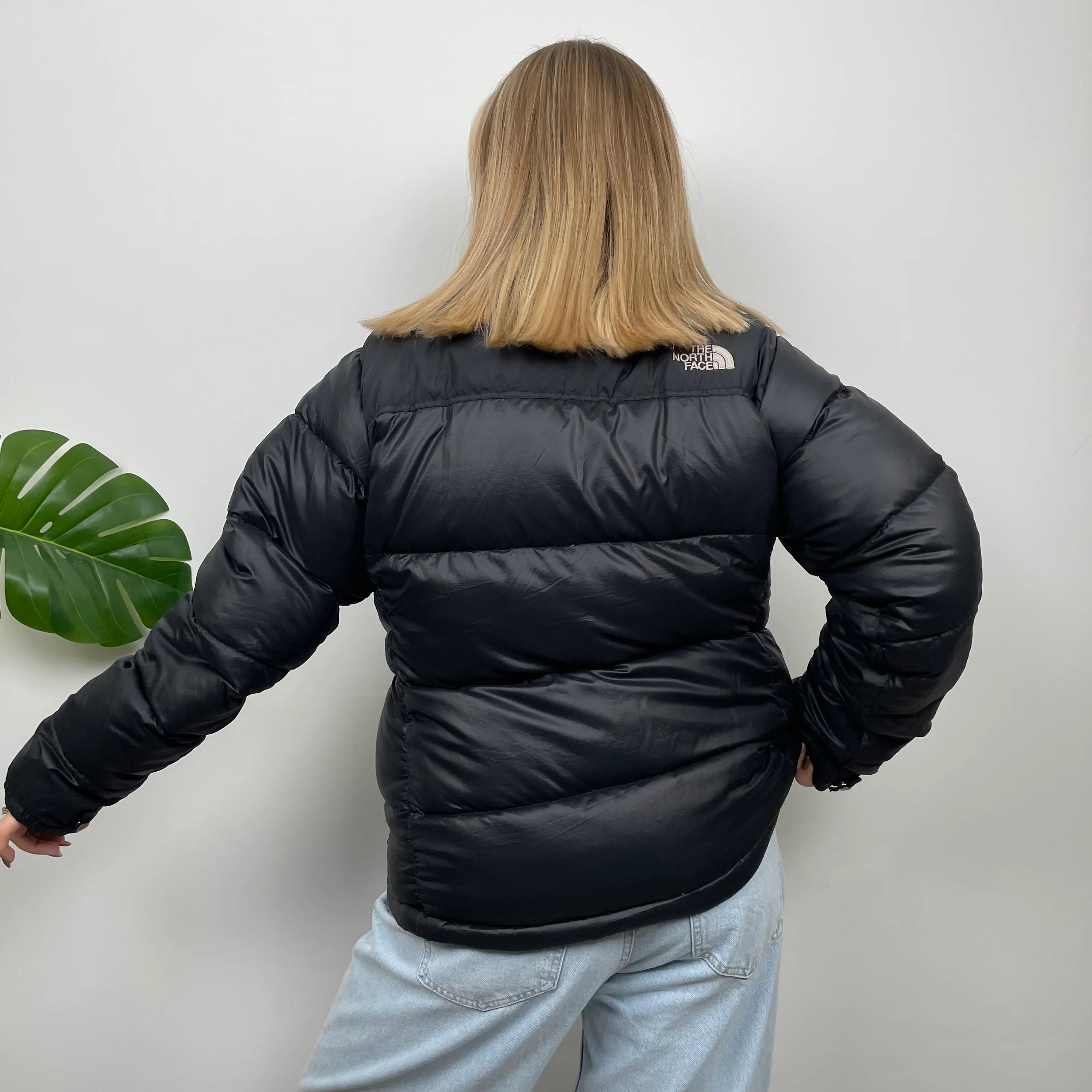 The North Face RARE Nuptse 700 Black Puffer Jacket (M) - Image 3