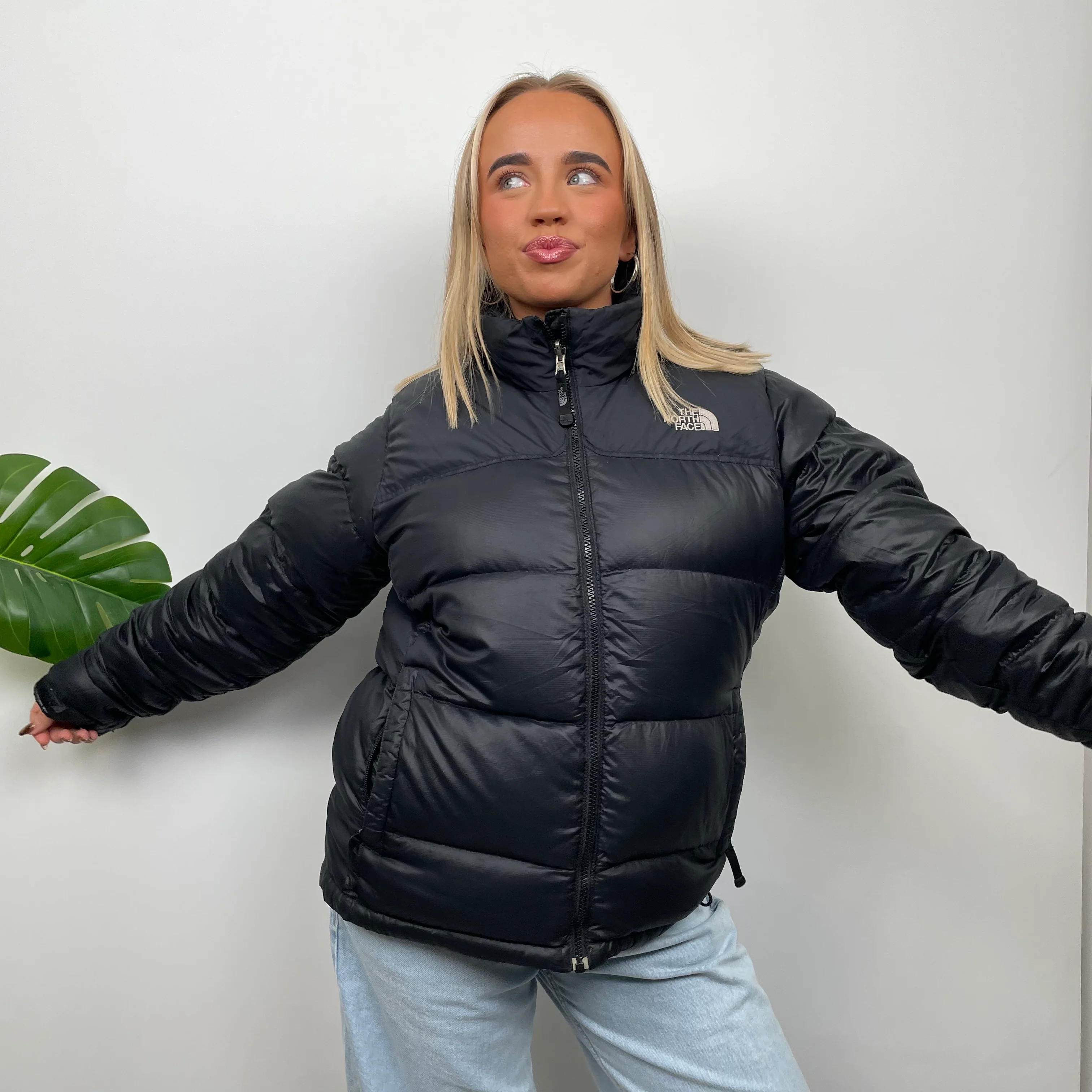 The North Face RARE Nuptse 700 Black Puffer Jacket (M) - Image 5