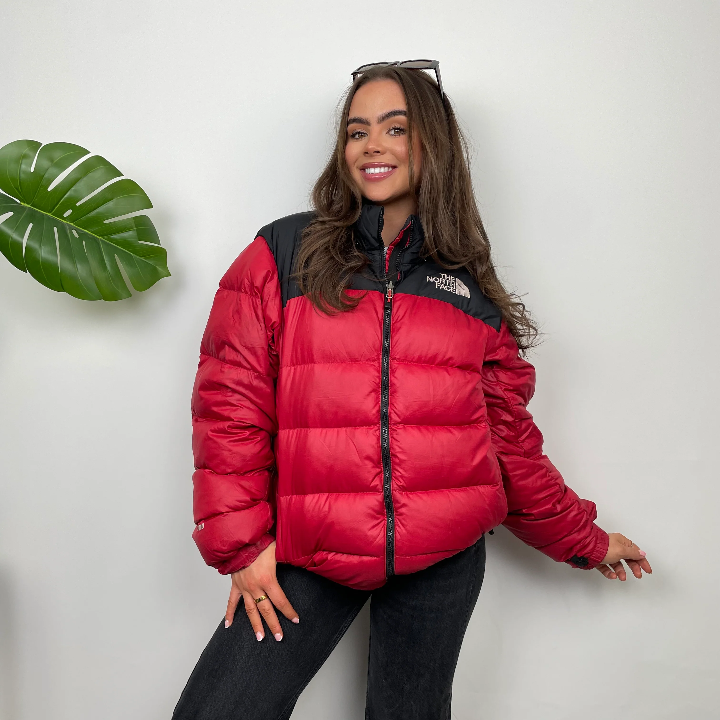 The North Face RARE Red Nuptse 700 Puffer Jacket (M) - Image 7