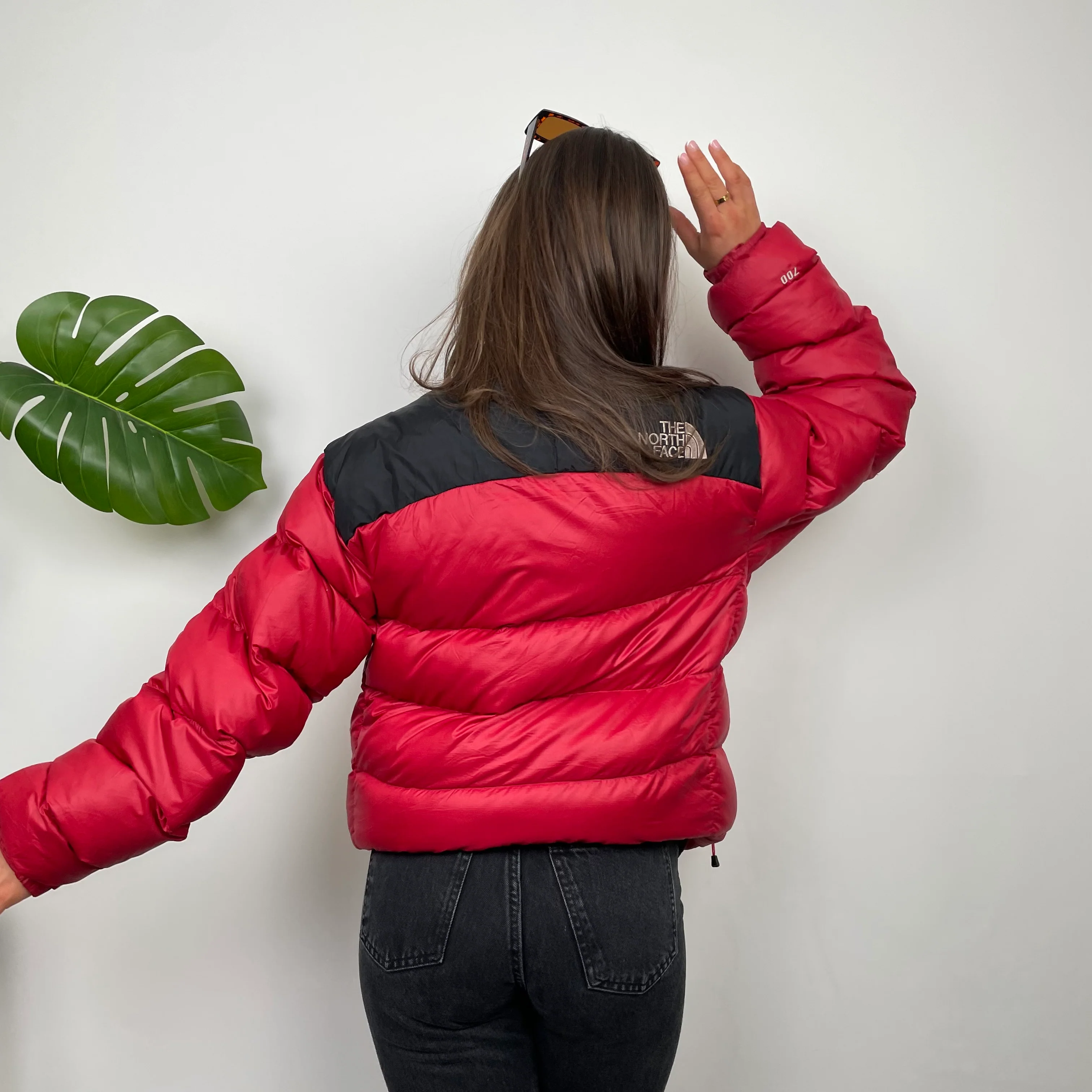 The North Face RARE Red Nuptse 700 Puffer Jacket (M) - Image 9