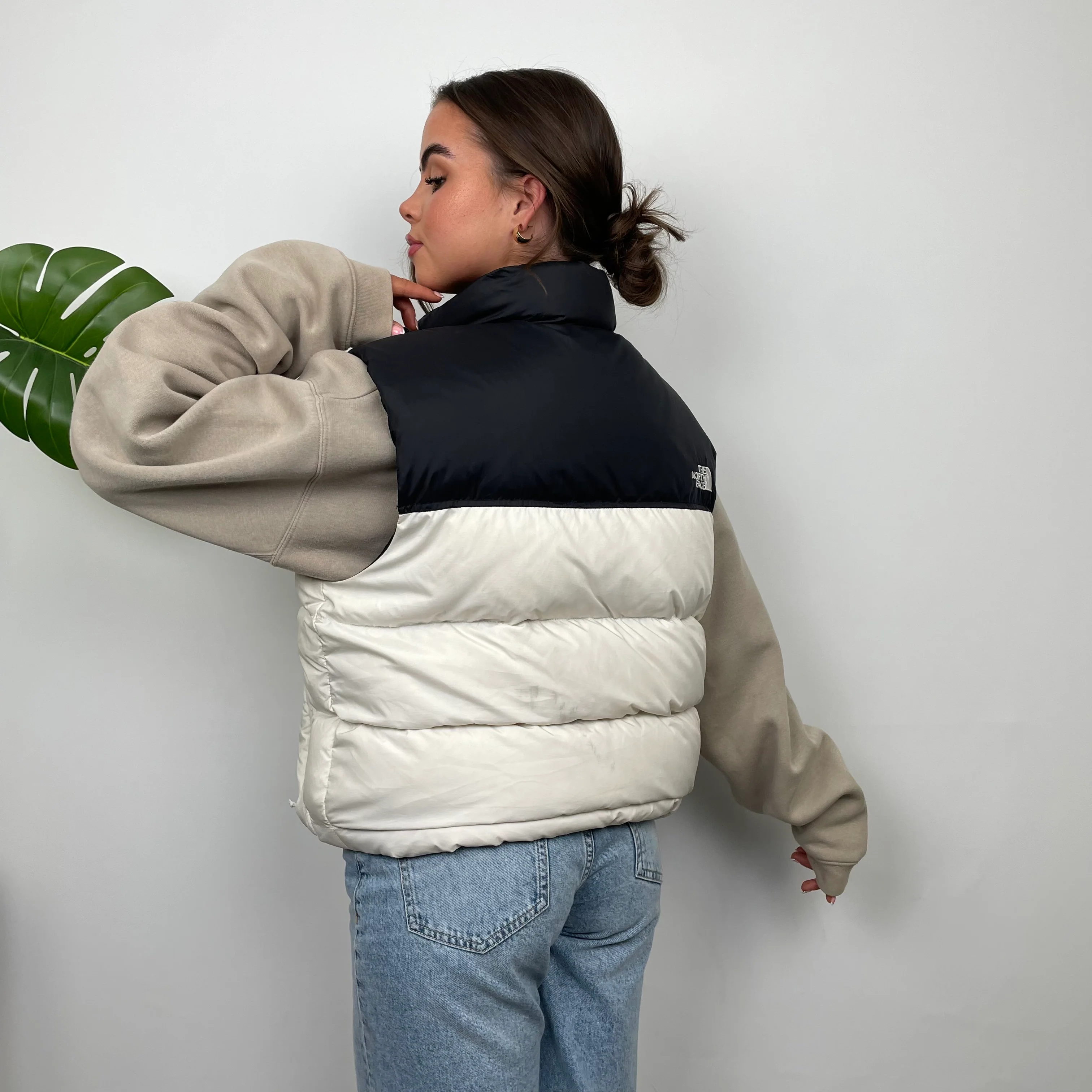 The North Face RARE White Nuptse 700 Puffer Gilet (L) - Image 10
