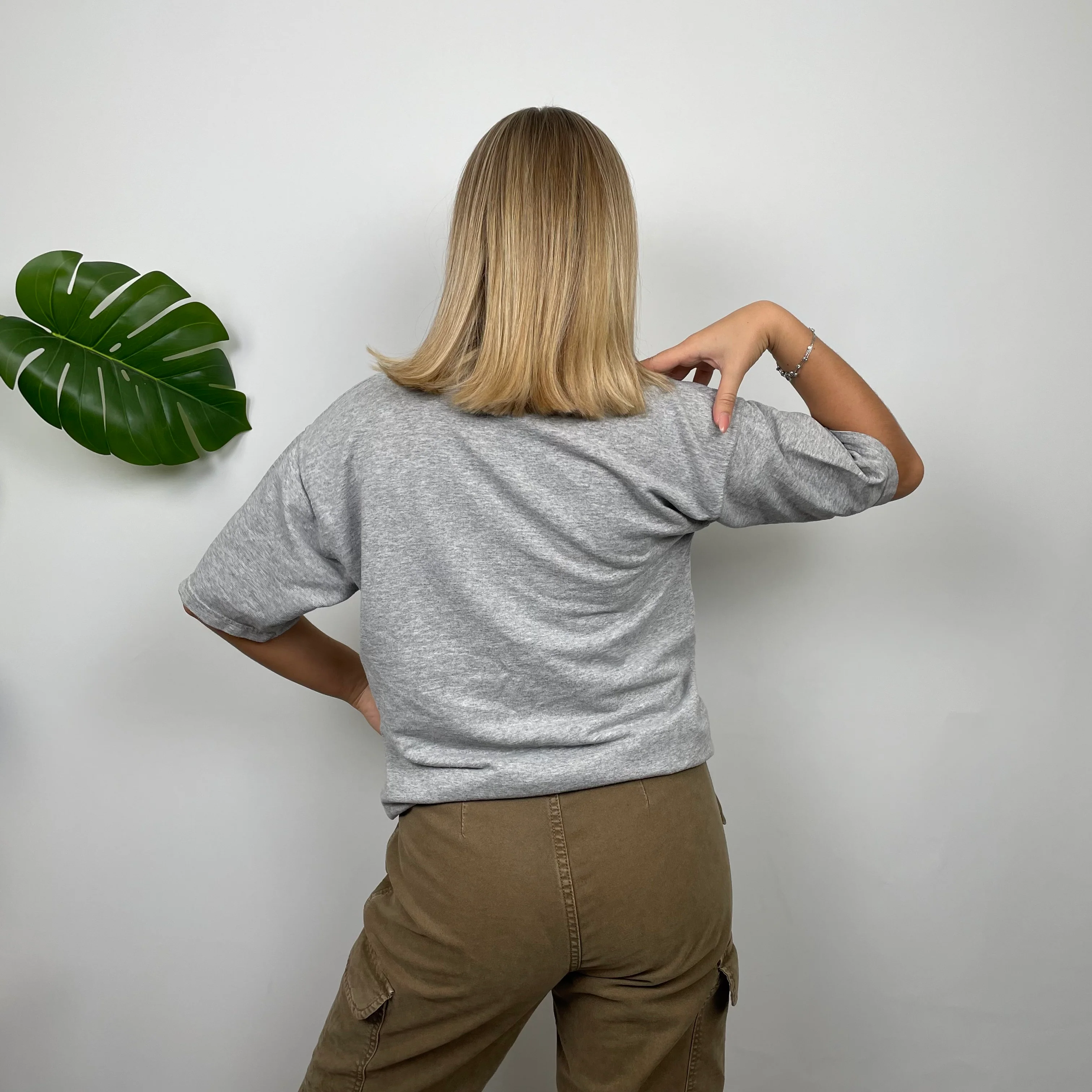 Timberland Grey Spell Out T Shirt (S) - Image 8