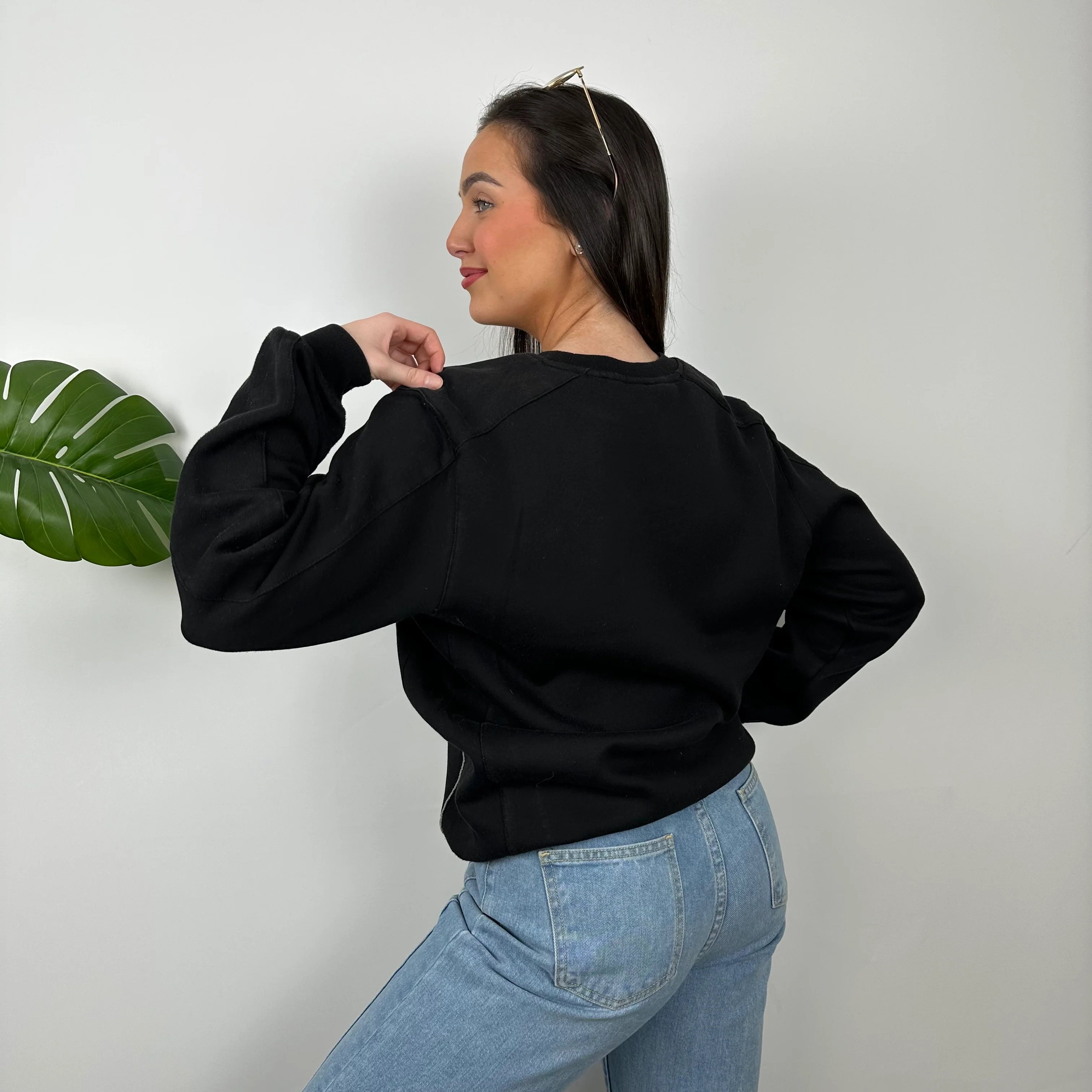 Umbro Black Embroidered Spell Out Sweatshirt (L) - Image 7