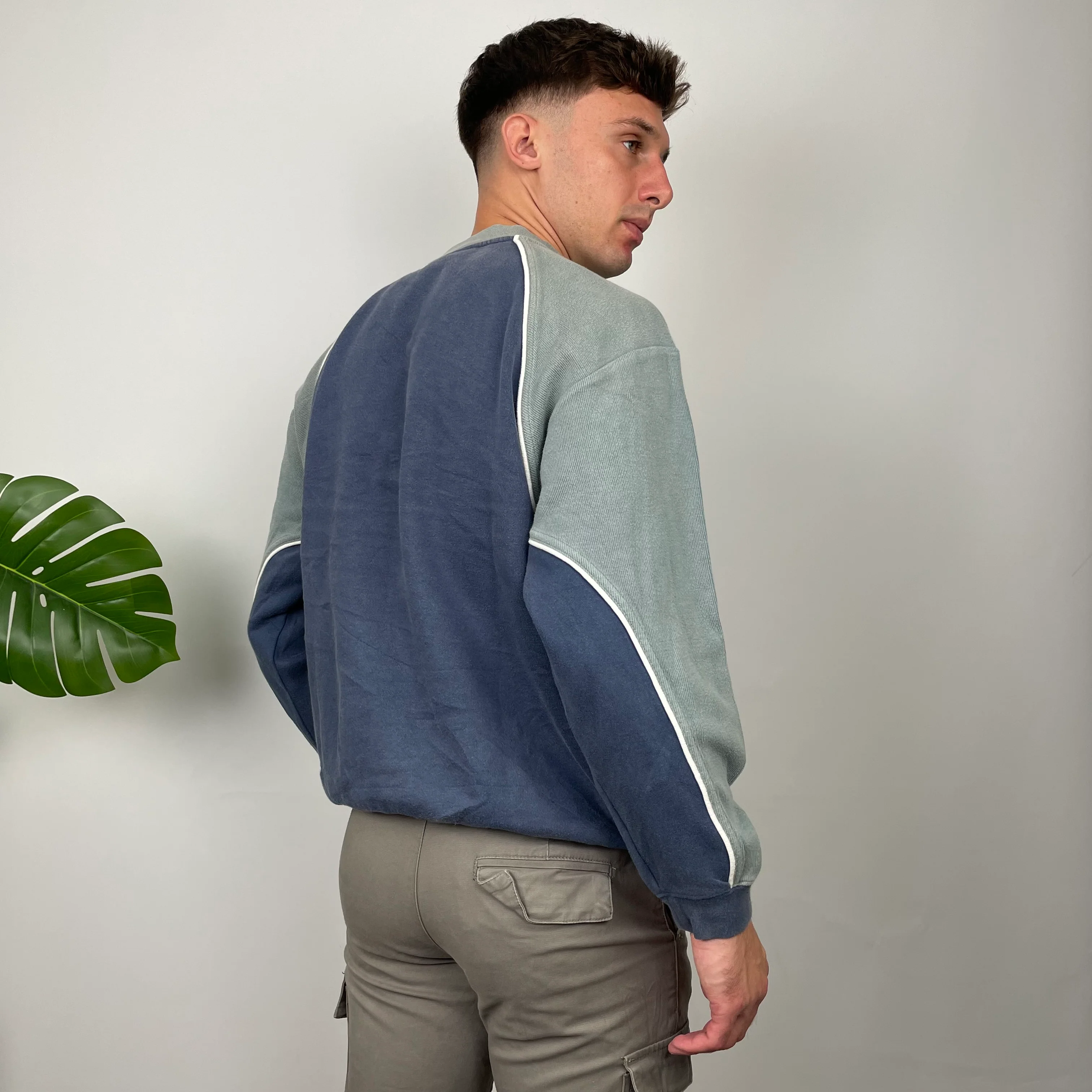 Umbro Blue Embroidered Spell Out Sweatshirt (L) - Image 6