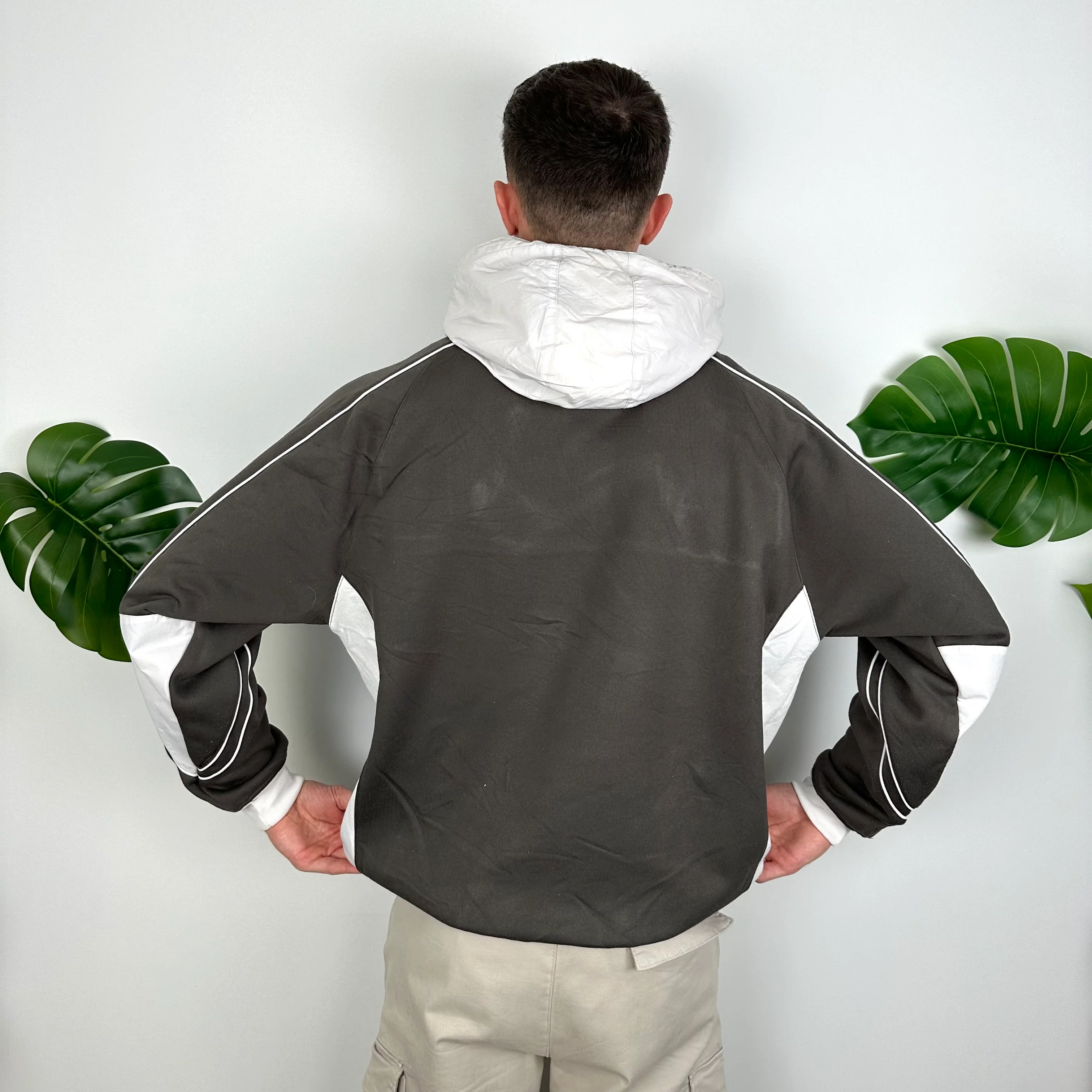 Umbro Grey Embroidered Spell Out Hoodie (XL) - Image 5