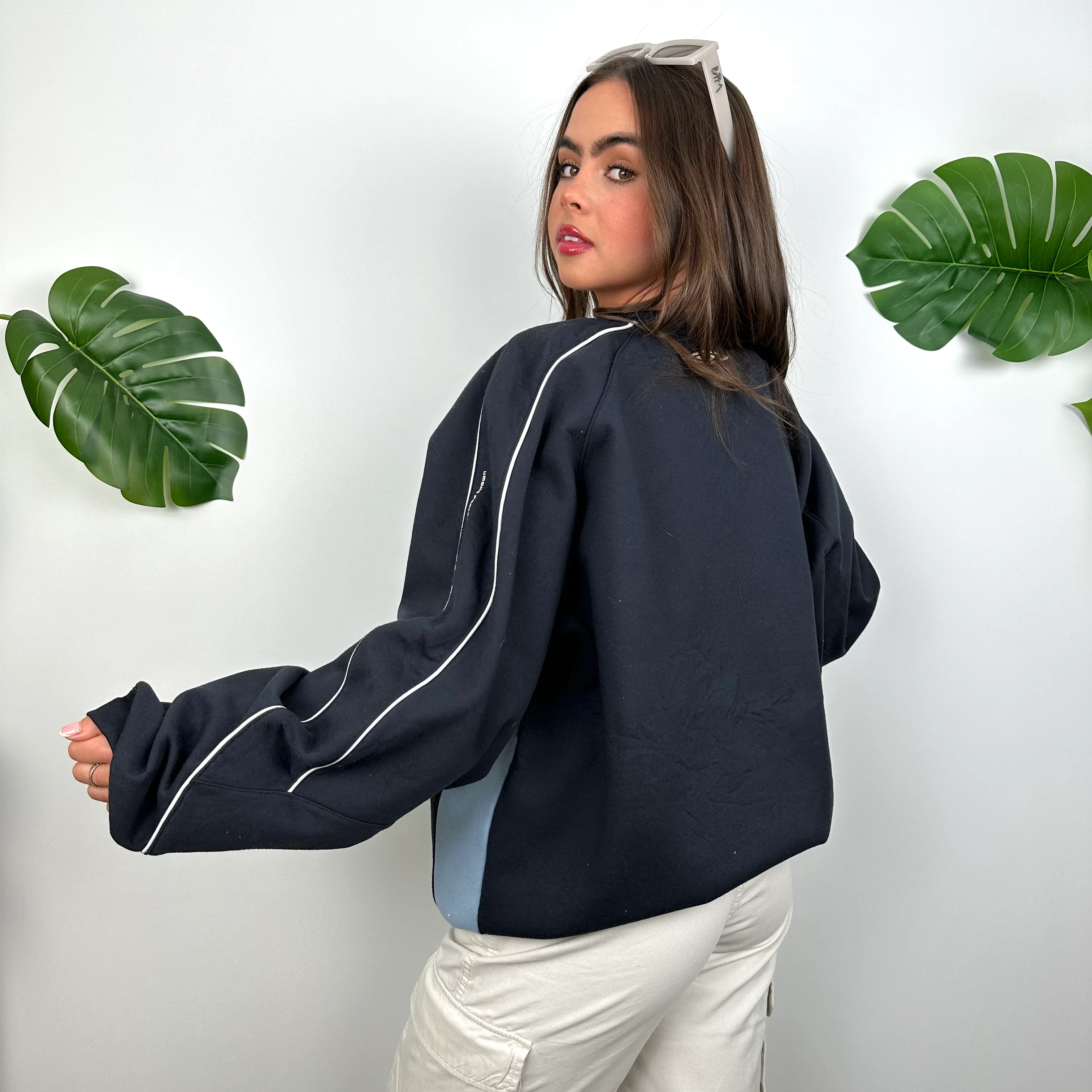 Umbro Navy Embroidered Spell Out Sweatshirt (XL) - Image 10
