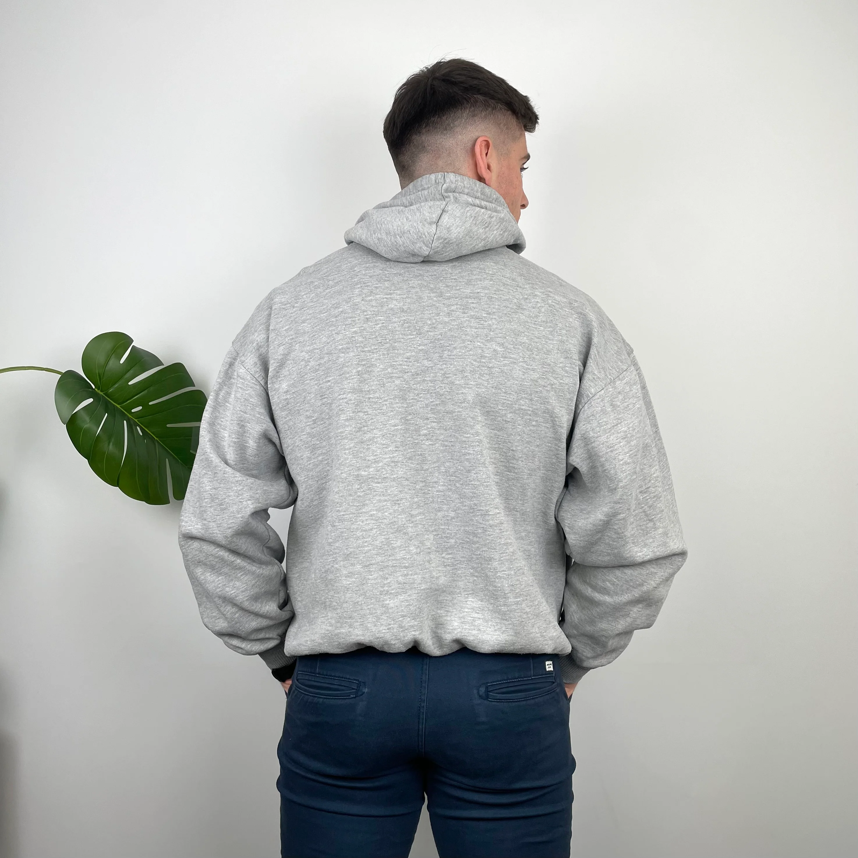 Umbro RARE Grey Embroidered Spell Out Hoodie (M) - Image 5