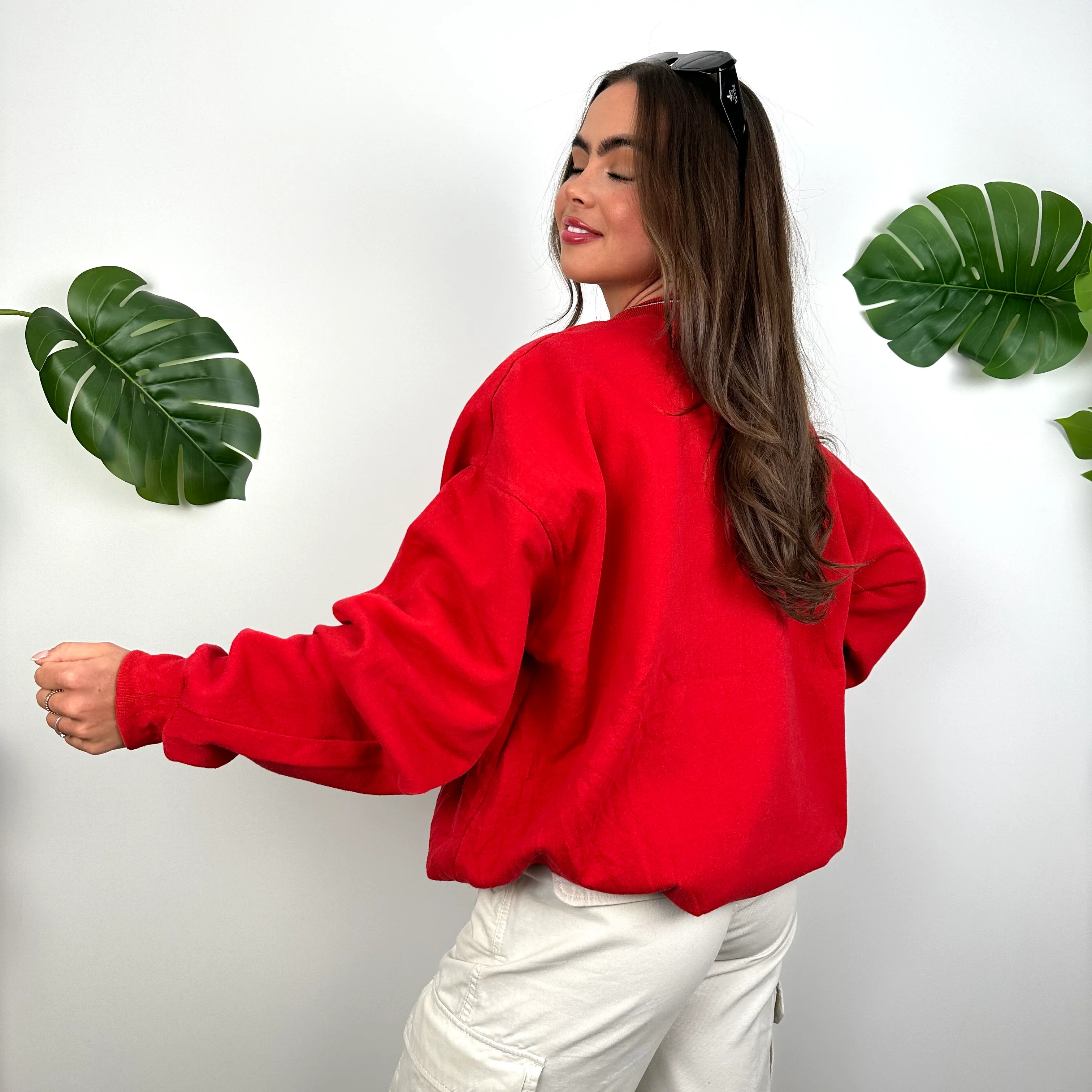 Umbro Red Embroidered Spell Out Sweatshirt (L) - Image 5
