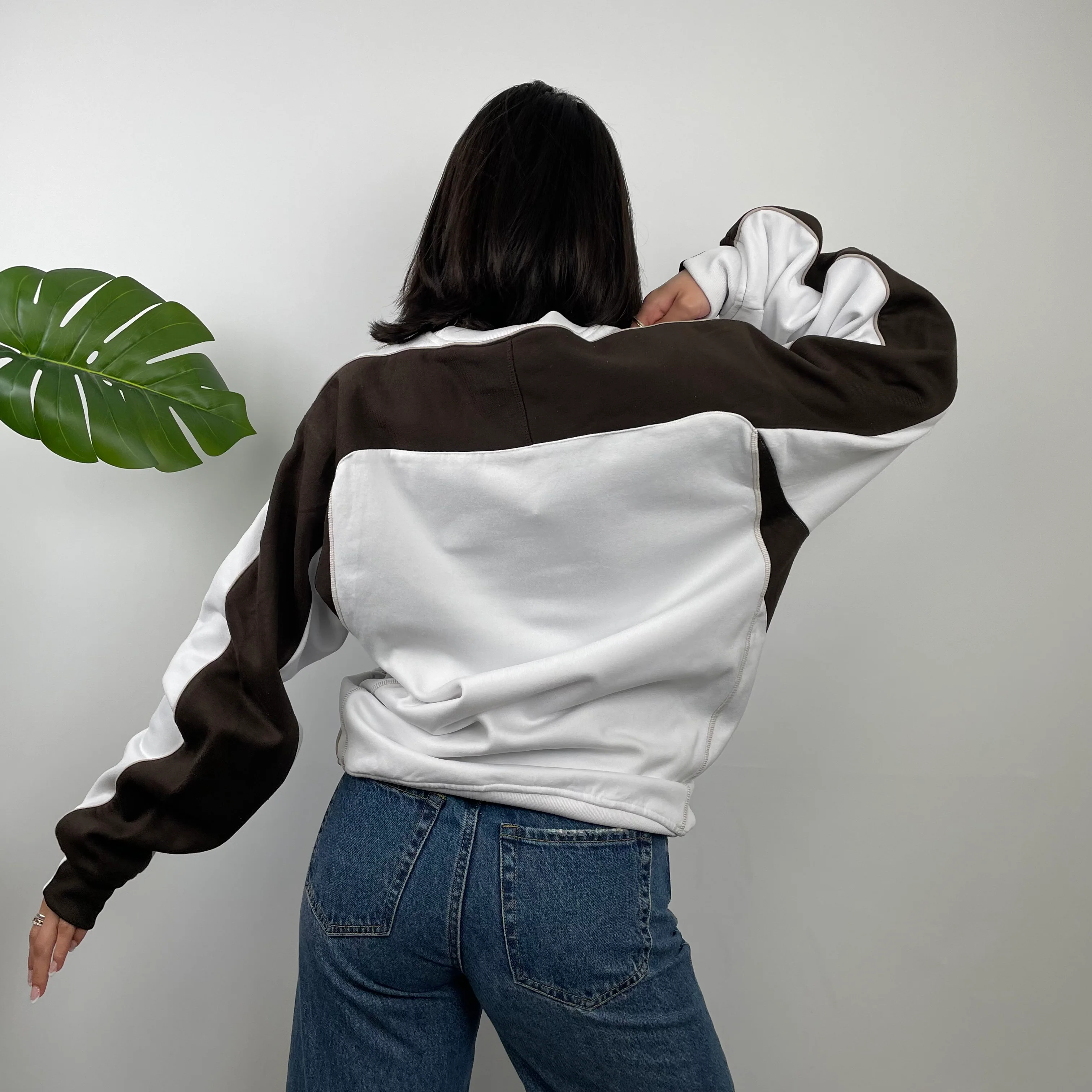 Umbro White Embroidered Spell Out Sweatshirt (XL) - Image 7