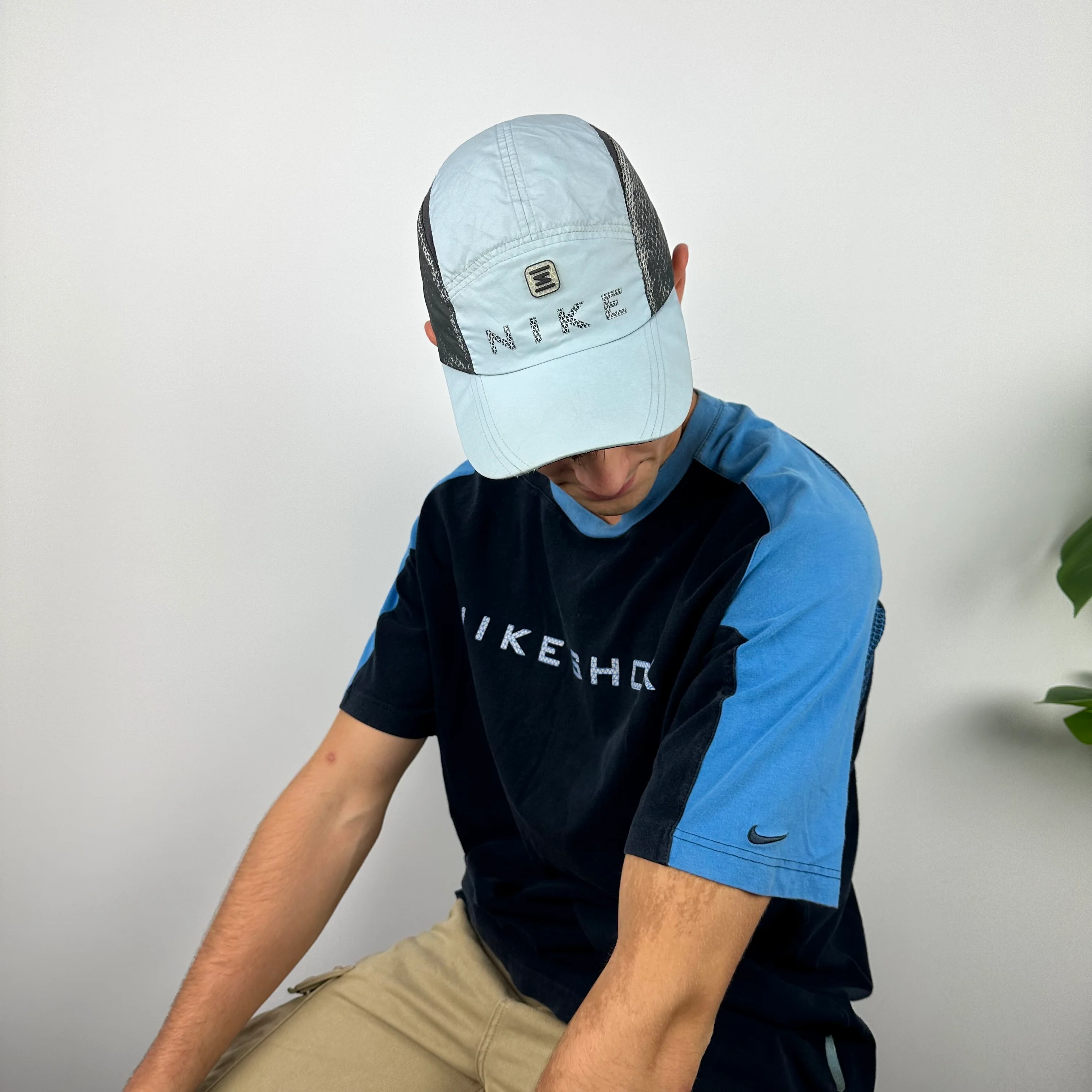 Nike Shox RARE Baby Blue Spell Out Cap - Image 6