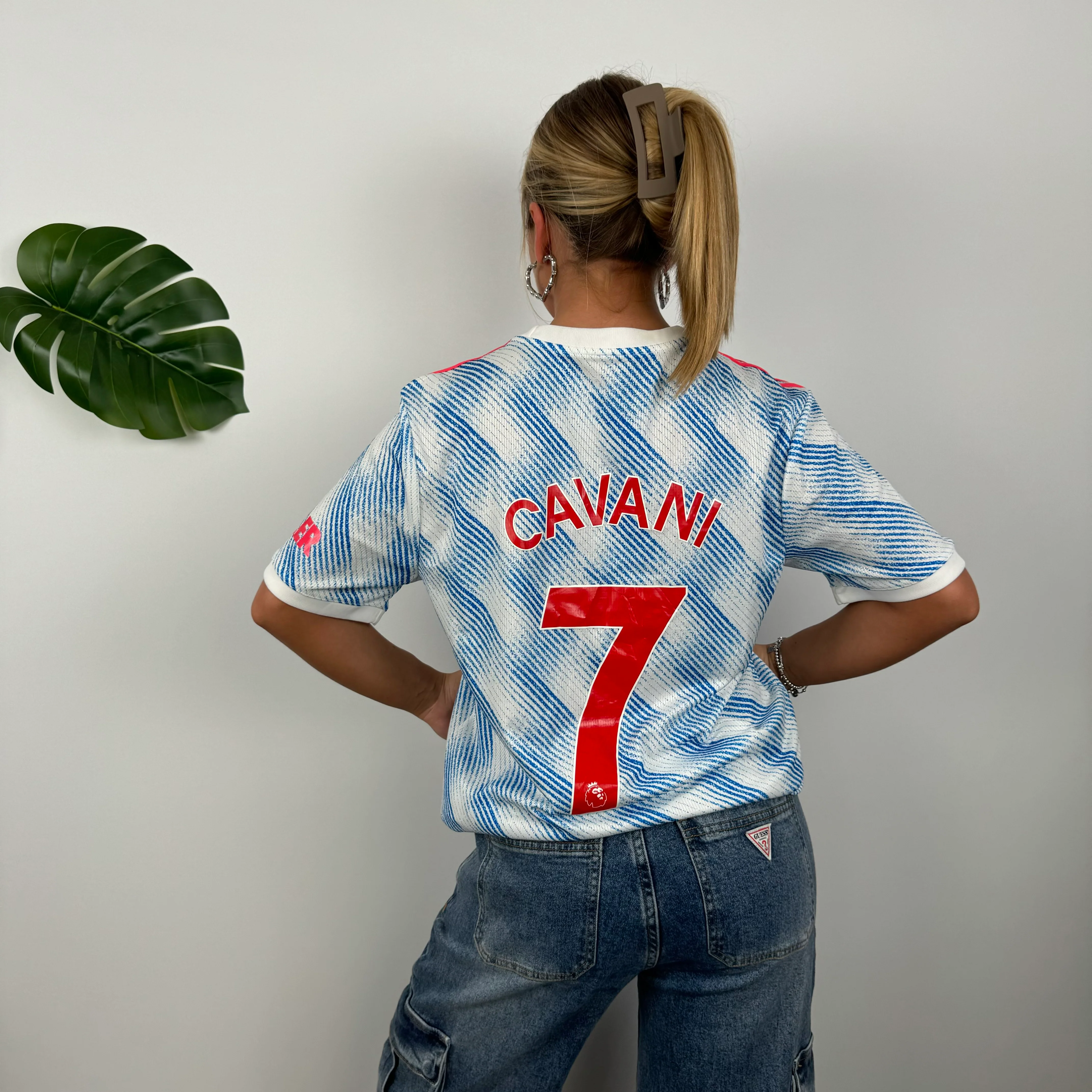 Adidas Cavani Manchester United Away Match Jersey 21-22 (M) - Image 5