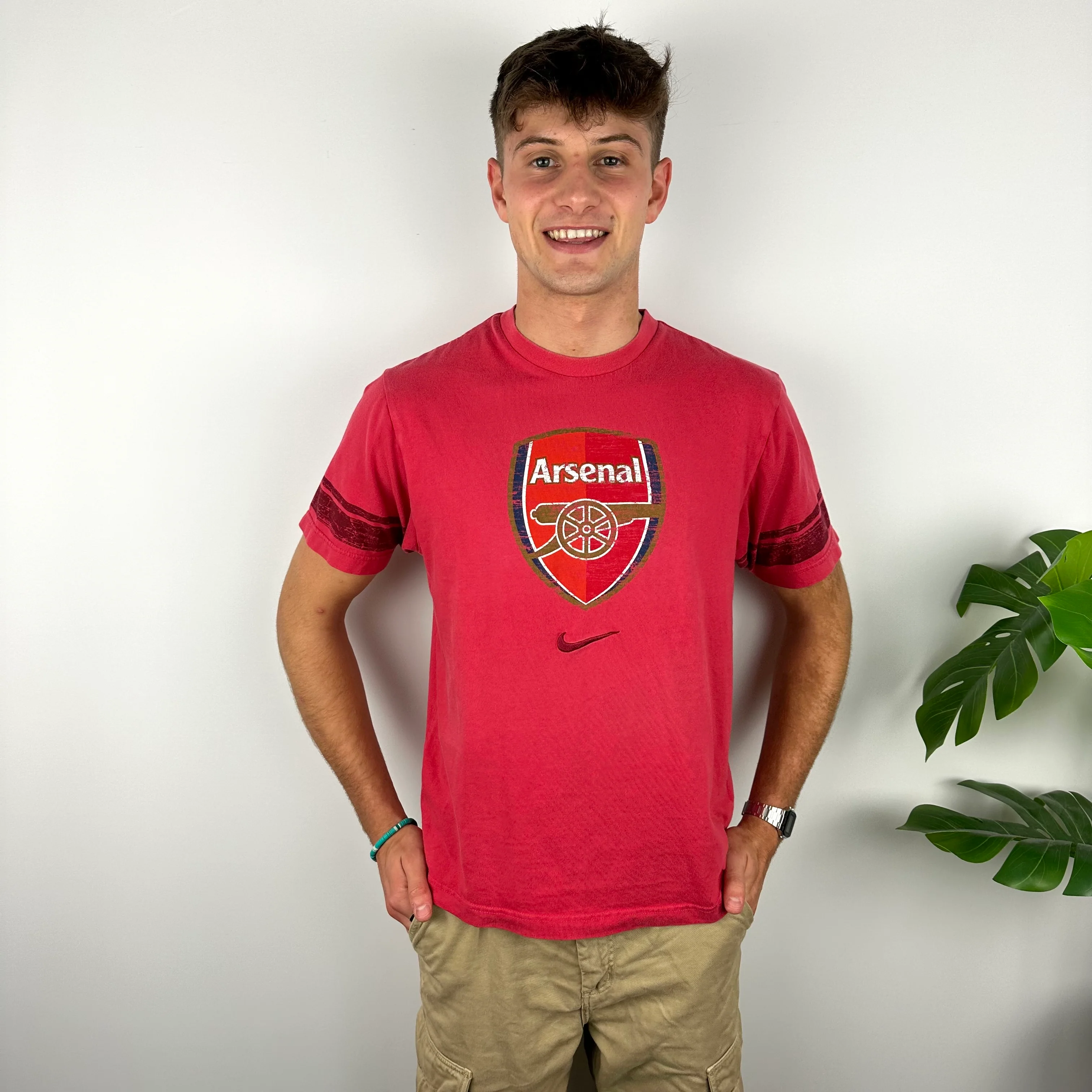 Nike x Arsenal RARE Red Logo T Shirt (M)