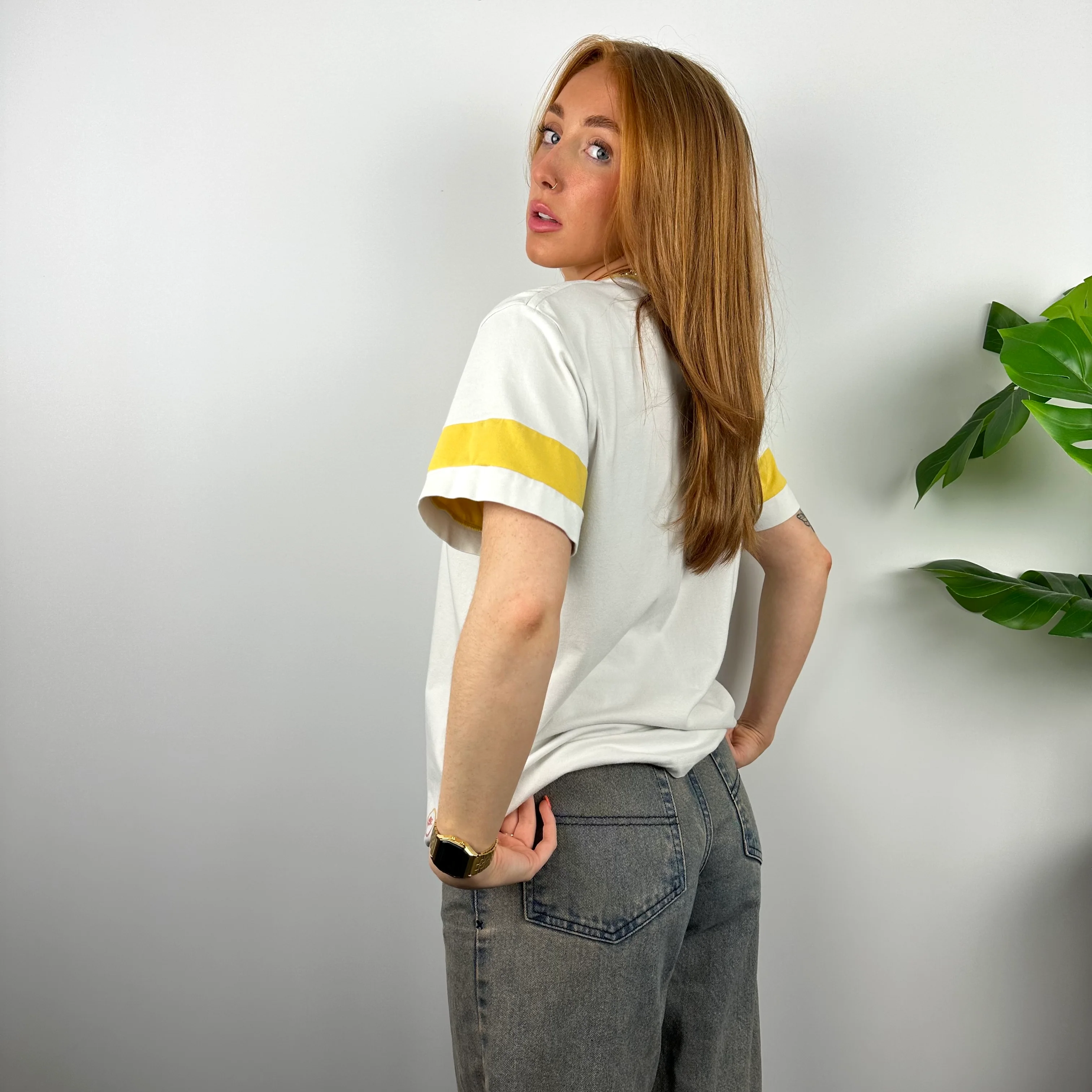 Nike RARE White Spell Out T Shirt (S) - Image 3
